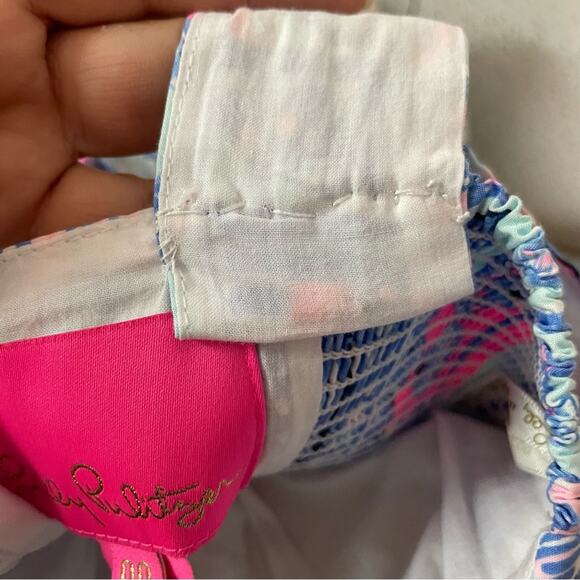 Lily Pulitzer Cyndi Whisper Blue Yeah Buoy mini dress size 00 - Picture 10 of 16